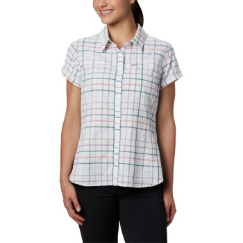 Columbia Ženske Košulje - Silver Ridge Novelty Short Sleeve Svijetlo Menta | BTPI-21736